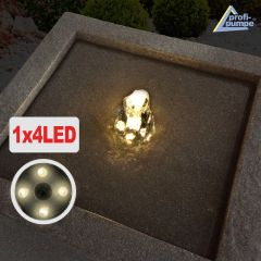 B-Ware Gartenbrunnen BASALT-MODERNA mit LED-Licht