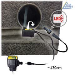 230V - Gartenbrunnen ZHEN RUHE-QUELLE mit LED-Licht