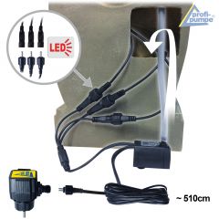 B-Ware 230V - Gartenbrunnen FENG-SHUI  mit LED-Licht