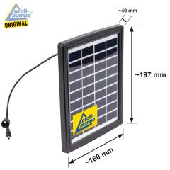 Solar Panel mit Akku 9V 2.8 Watt