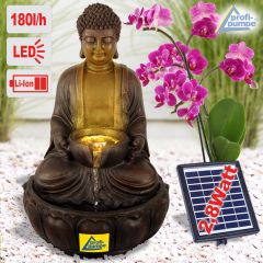 B-Ware Solar Gartenbrunnen ZHEN KRAFT-QUELLE mit LED-Licht