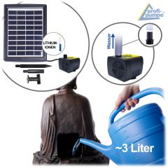 B-Ware Solar Gartenbrunnen ZHEN KRAFT-QUELLE mit LED-Licht