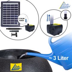 B-Ware Solar - Gartenbrunnen & Wasserspiel HARMONY mit Li-Ion-Akku