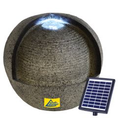 B-Ware Solar - Gartenbrunnen & Wasserspiel LEBENS-QUELLE mit Li-Ion-Akku