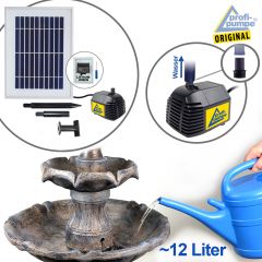 B-Ware Solar - Brunnen KLASSIK-GARTEN-2-1 mit LiIon-Akku & LED-Licht(Neu)