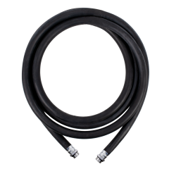 Diesel Gummi-Schlauch-Set 1.2 Innendurchmesser 19mm mit 3/4-AG-Schlauchtüllen, schwarz, 10m