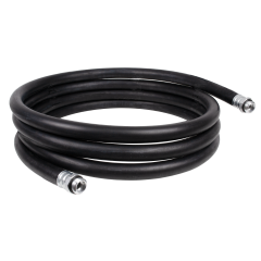 Diesel Gummi-Schlauch-Set 1.1 Innendurchmesser 25mm mit 1-AG-Schlauchtüllen, schwarz, 5m