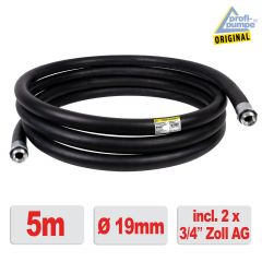Diesel Gummi-Schlauch-Set 1.2 Innendurchmesser 19mm mit ¾ Zoll-AG-Schlauchtüllen, schwarz, 5m Diesel Gummi-Schlauch-Set 1.2 Innendurchmesser 19mm mit ¾ Zoll-AG-Schlauchtüllen, schwarz, 5m