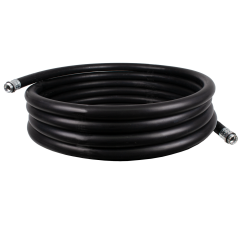 Diesel Gummi-Schlauch-Set 1.1 Innendurchmesser 25mm mit 1-AG-Schlauchtüllen, schwarz, 5m