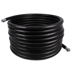Diesel Gummi-Schlauch-Set 1.1 Innendurchmesser 25mm mit 1-AG-Schlauchtüllen, schwarz, 20m