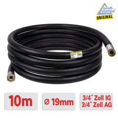 10m Diesel Gummi-Schlauch-Set 2.2 mit 3/4 Zoll AG/IG-Schlauchtüllen