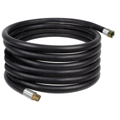 20m Diesel Gummi-Schlauch-Set 2.1 mit 1 Zoll AG/IG-Schlauchtüllen