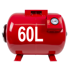 Drucktank Ausdehnungsgefäß Druckkessel  60L, Kohlenstoffstahl