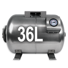 Drucktank Ausdehnungsgefäß Druckkessel  36L , Edelstahl