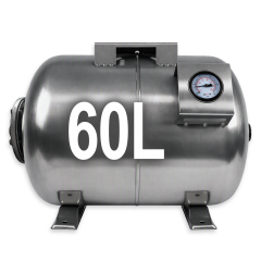 Drucktank Ausdehnungsgefäß Druckkessel  60L, Edelstahl