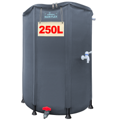 Faltbare Regentonne 250L RAIN-FLEX 250, Anthrazit-Grau