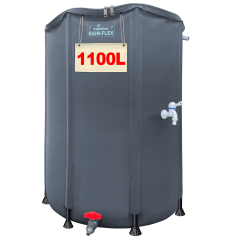Faltbare Regentonne 1100L RAIN-FLEX 1100, Anthrazit-Grau