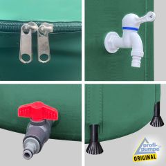 Faltbare Regentonne 1100L RAIN-FLEX 1100, Grün