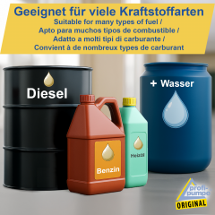 PVC Diesel-Spiral-Schlauch 25mm für 1, Länge 5m