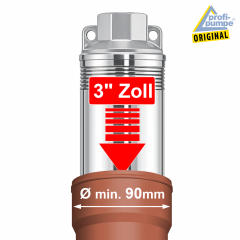 3 Zoll Tiefbrunnenpumpe BRUNNEN-STAR 750-10-230V