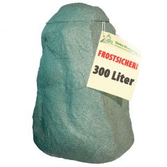 Regentonne Felsbrocken natur-grün - das ORIGINAL mit 300Liter! 