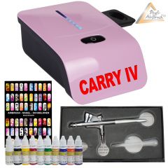 Profi-AirBrush Carry IV-TC pink NAIL Set 