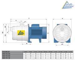 Pumpe Hauswasserwerk INNO-TEC 450-5  mit mit AC3vk