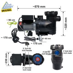 Schwimmbadpumpe INVERTER-POOL-STAR 1101-01