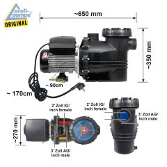 Schwimmbadpumpe INVERTER-POOL-STAR 1501-01