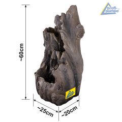 230V - Gartenbrunnen WALD-ZAUBER mit LED-Licht