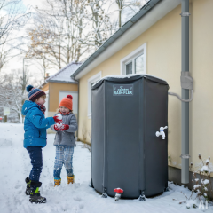 Faltbare Regentonne 550L RAIN-FLEX 550, Anthrazit-Grau